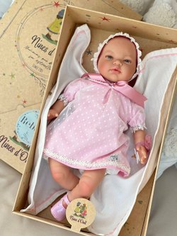 Кукла Реборн Nines 48см Sandra мягконабивная (N0208)