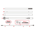 KING TONY (34862-3FF) Динамометрический ключ серии "EXACT", 1", 500-2500 Нм, для левой и правой резьбы, кейс