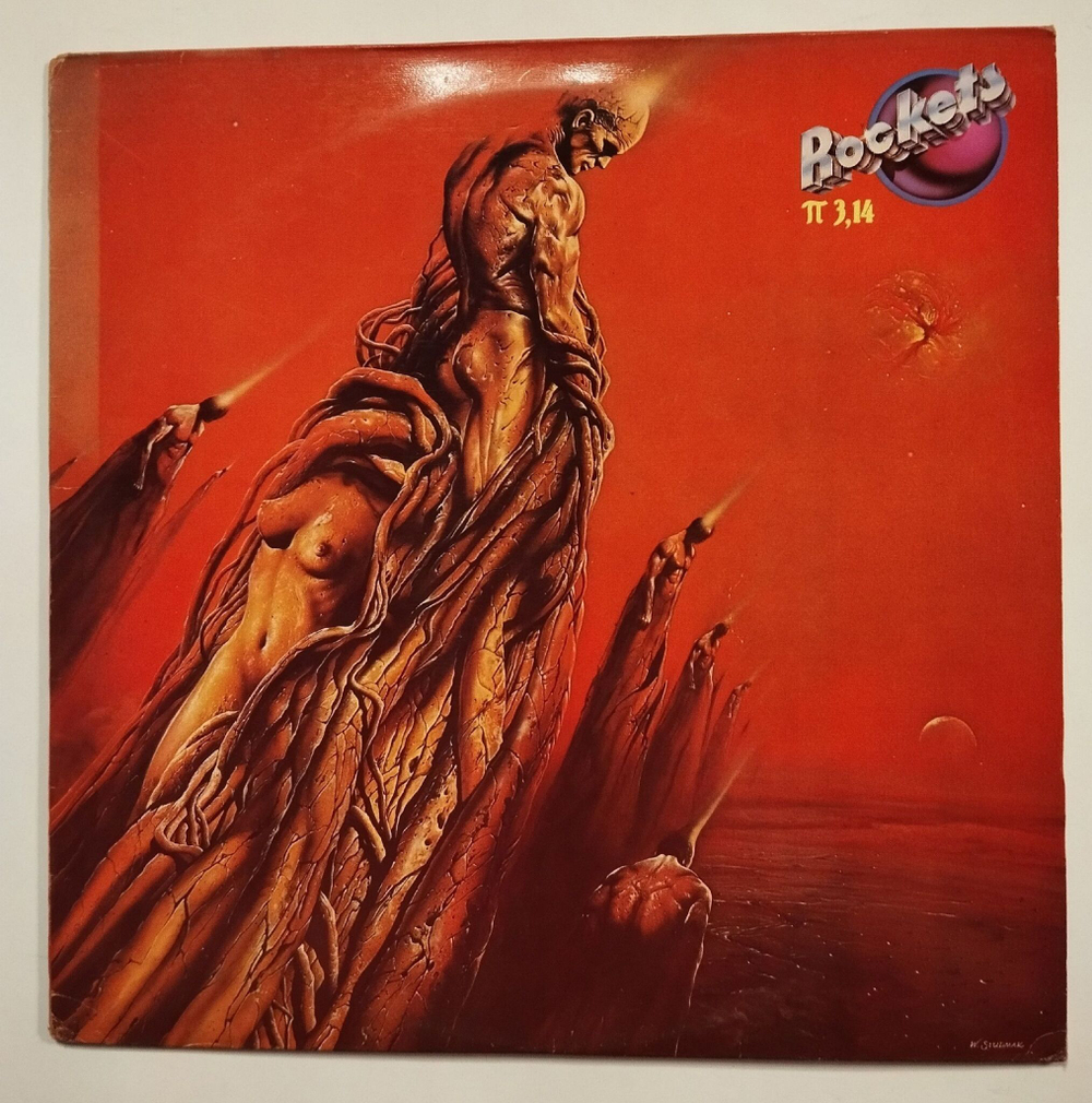 Винтажная виниловая пластинка LP Rockets 3,14 (Italy 1981)