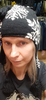 Шапка Dale of Norway Snowflake Wool Hat, артикул 4058, цвет Черный (F)