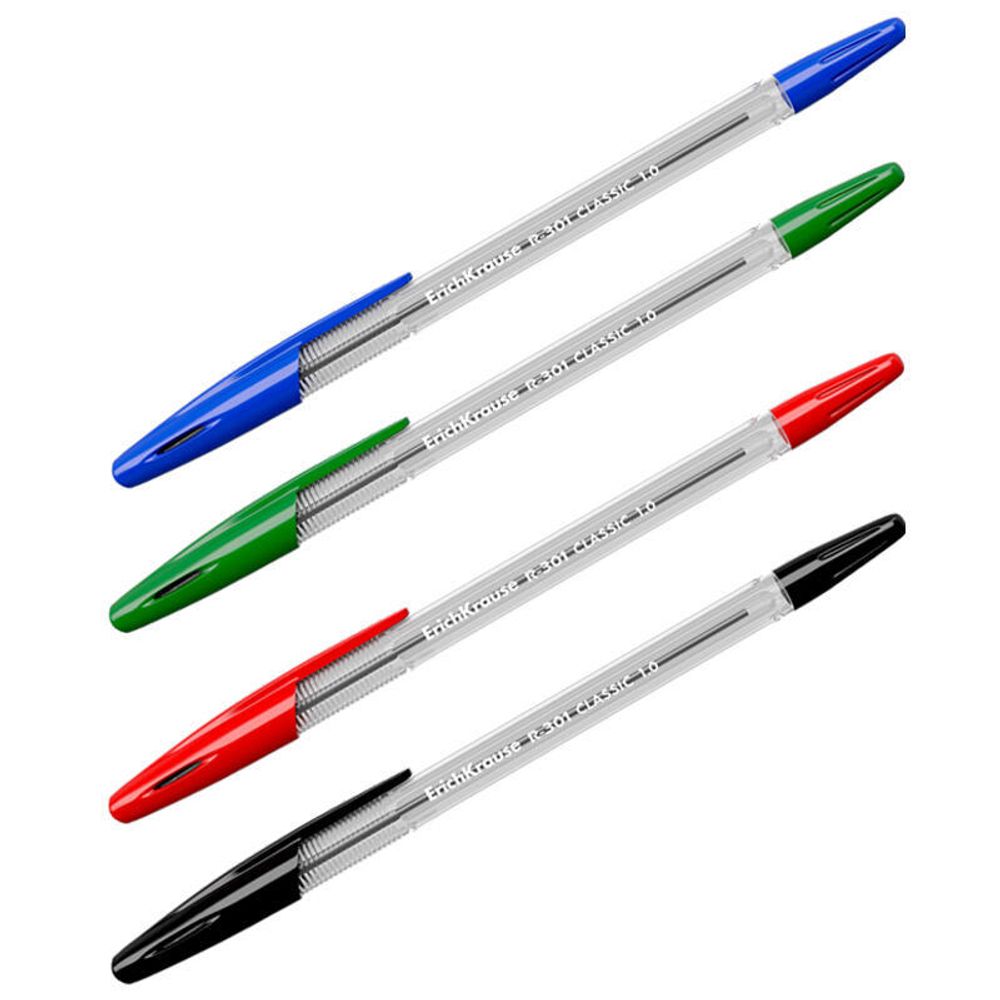 Набор шариковых ручек 4 цв Erich Krause Classic R-301