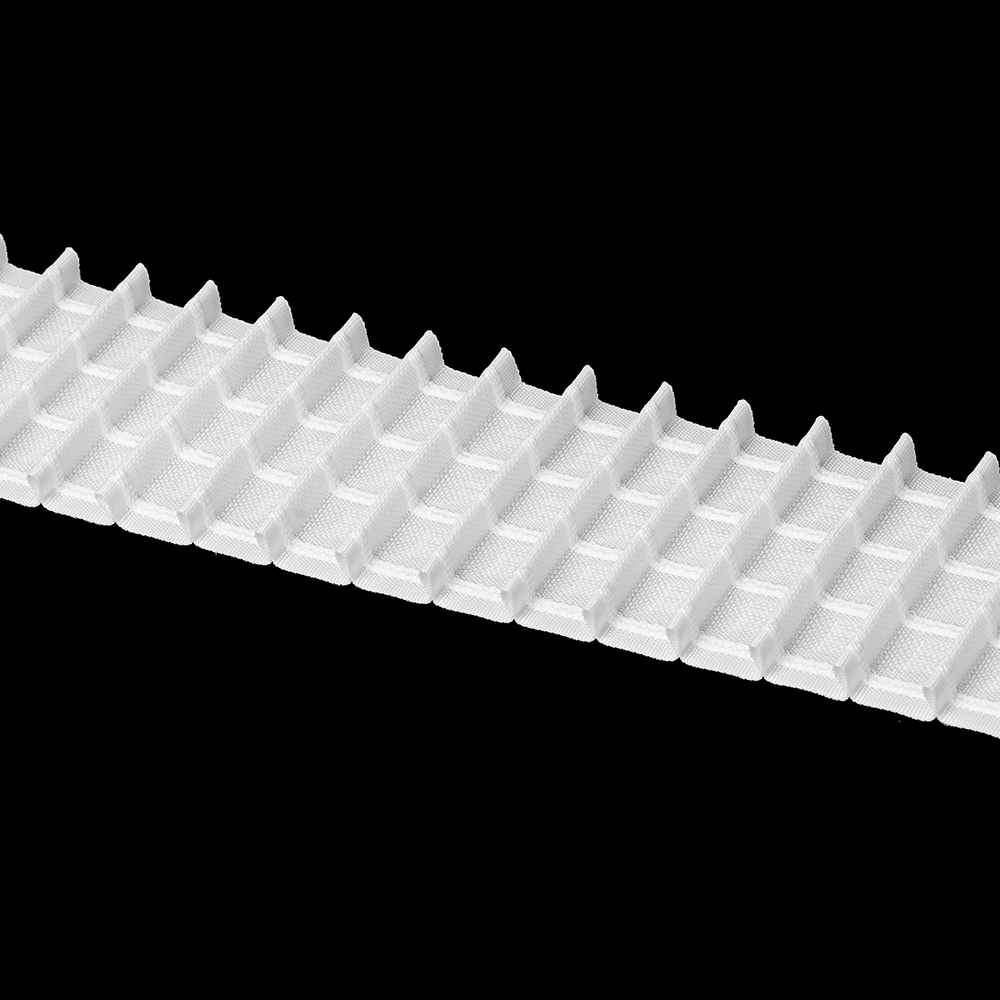 Шторная лента Oz-Is арт. 3960 Р, коэф сборки 1:2,0, цвет белый (ширина 65 mm)