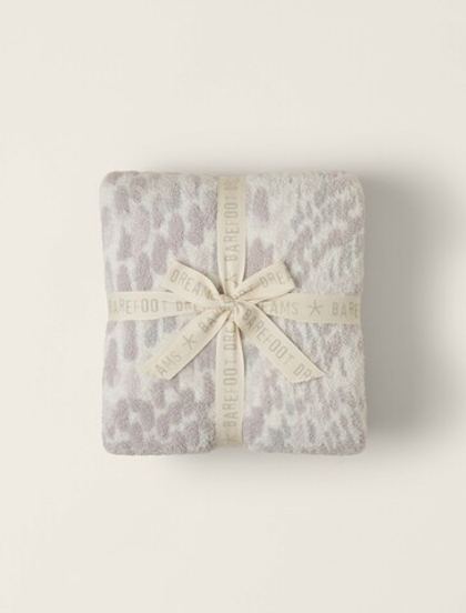 Плед CozyChic Barefoot Dreams 137x183 Кремовый