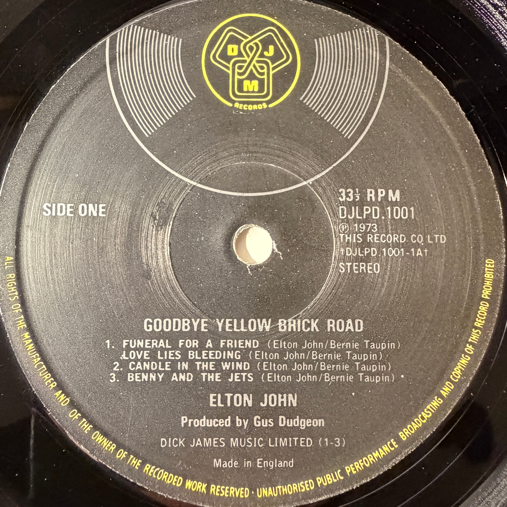 Elton John- Goodbye Yellow Brick Road 2LP (Англия 1973г.)