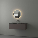 Зеркало Evoform с LED-подсветкой 12 W Ø50 см Сенсорный выключатель Теплый белый свет