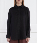 Льняная рубашка salova Sams\u00f8e Sams\u00f8e - черный(F24100188)