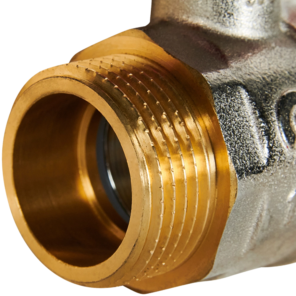 Кран шаровой полнопроходной ROMMER - 1" (НР/НР, PN40, ручка-бабочка)