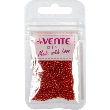 Бисер круглый "deVENTE."  2 мм, 10гр, стекло, металлизир., красный