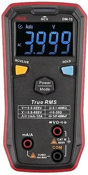 Мультиметр цифровой RGK DM-15