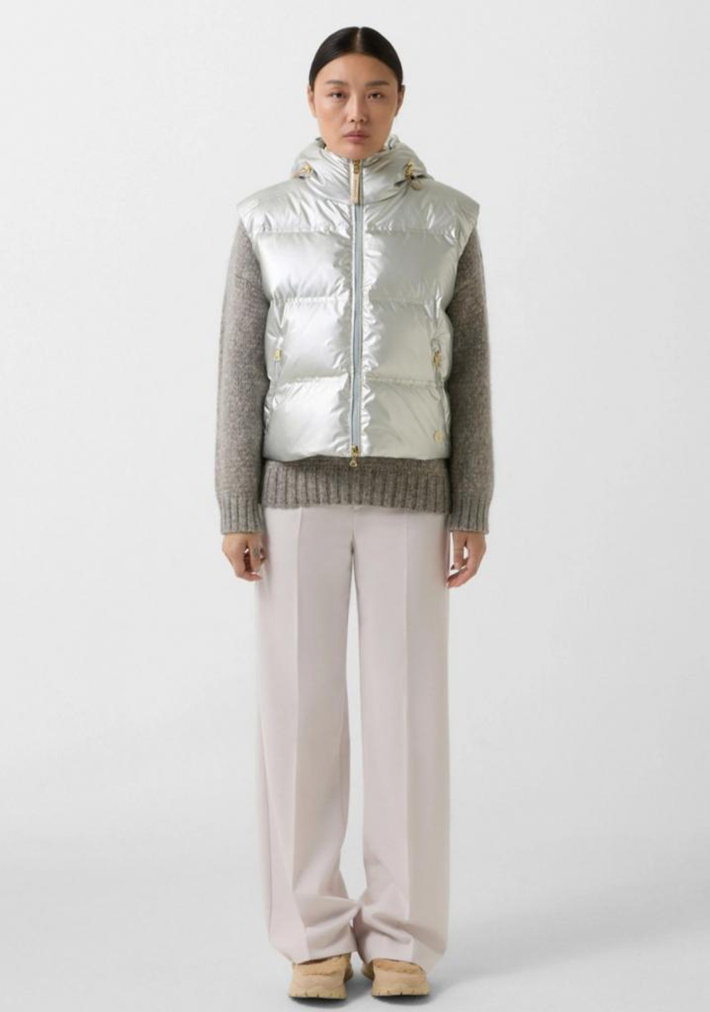 Куртка-жилет BOGNER SPORT LIVY1-D серебристого цвета