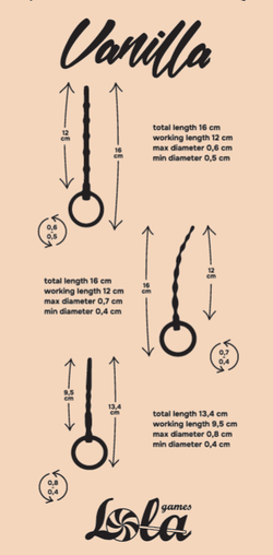 Набор уретральных массажеров Vanilla Twist