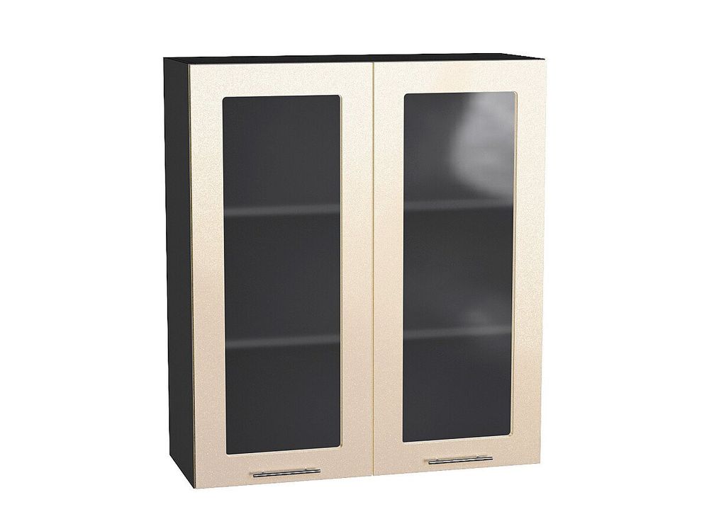 Шкаф верхний с 2-мя остекленными дверцами Валерия-М