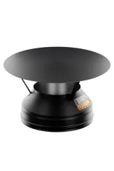 Оголовок Ferrum DN115*200 0,5/430 черная эмаль 37202