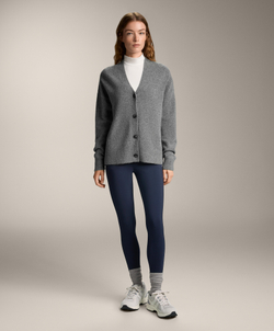 OYSHO Теплые легинсы с высокой посадкой и карманами длиной до щиколотки, синий