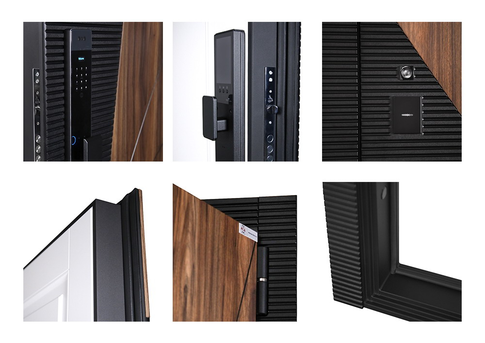 Стальная дверь "Берилл" (биометрический замок Y23). Заказная модель.