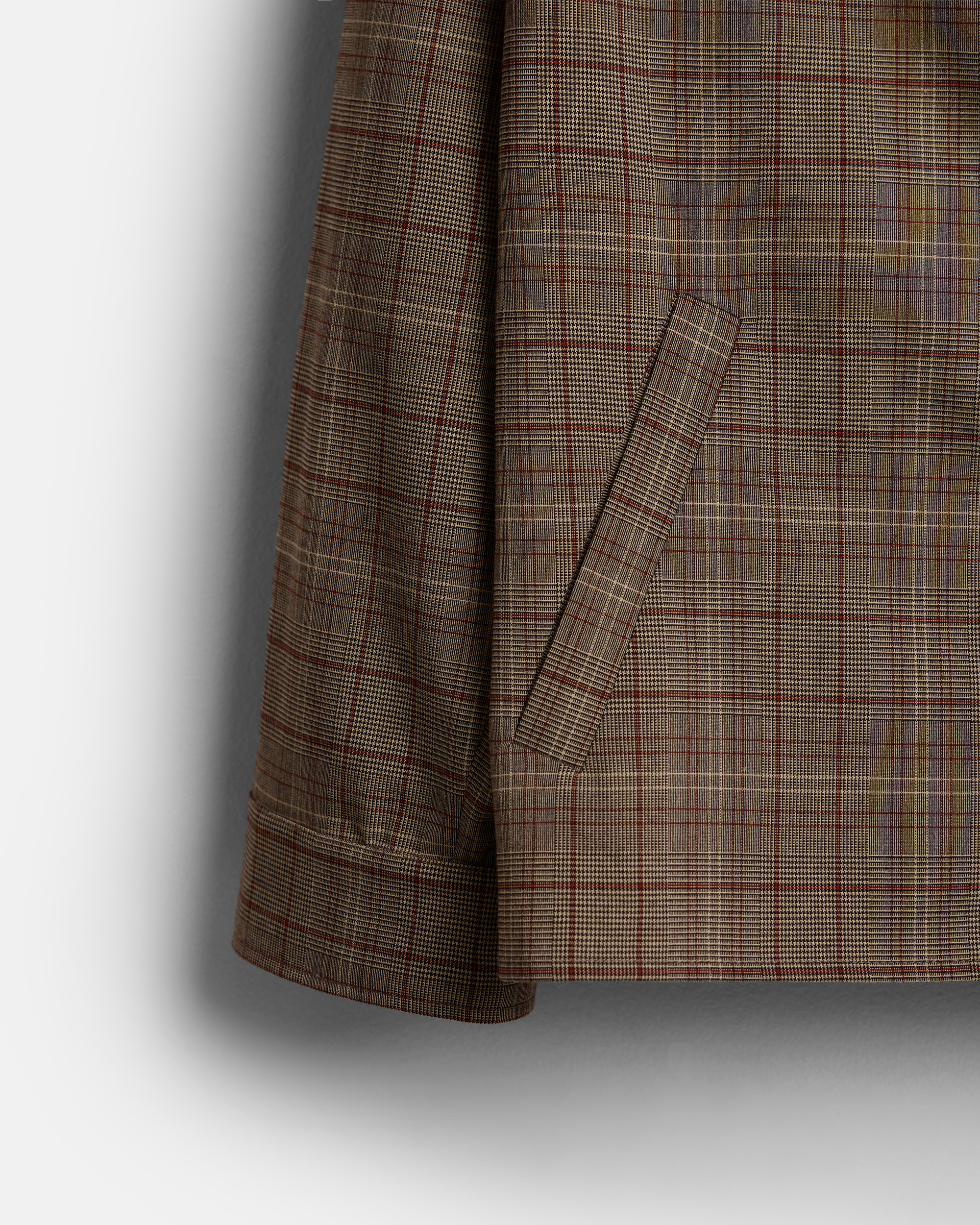 РУБАШКА-КЕЙП ИЗ КОСТЮМНОЙ ТКАНИ