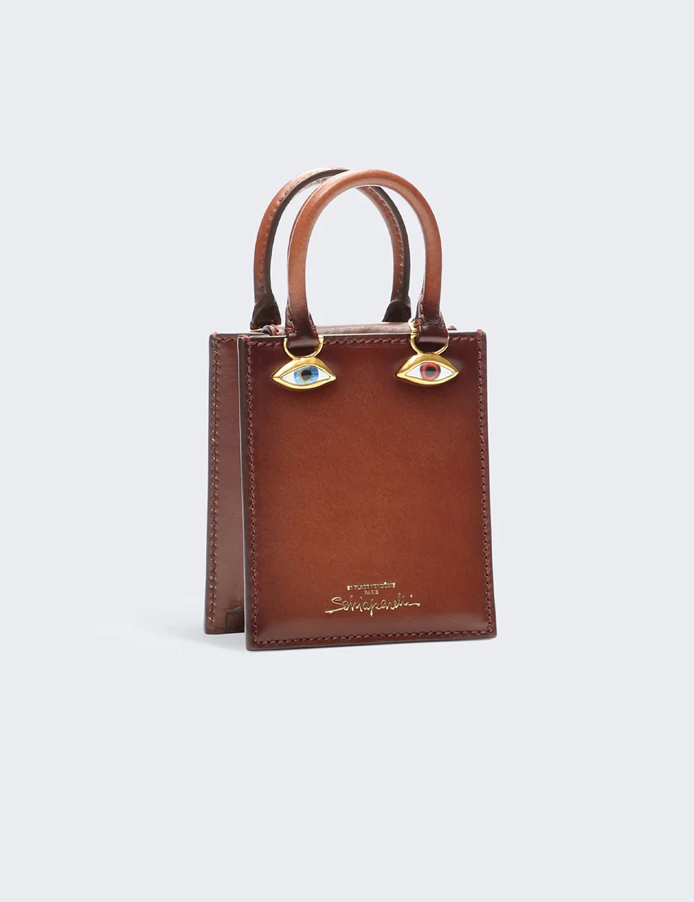 Сумка Schiaparelli Micro Face Bag "Brown"