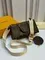 Женская сумка-тоут Louis Vuitton On The Go East West из двух видов канвы Monogram