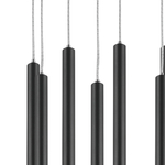 L8T747237 Люстра TUBO LED 40W 2400LM 25G ЧЕРНЫЙ 3000K (574737+747237 (8шт)