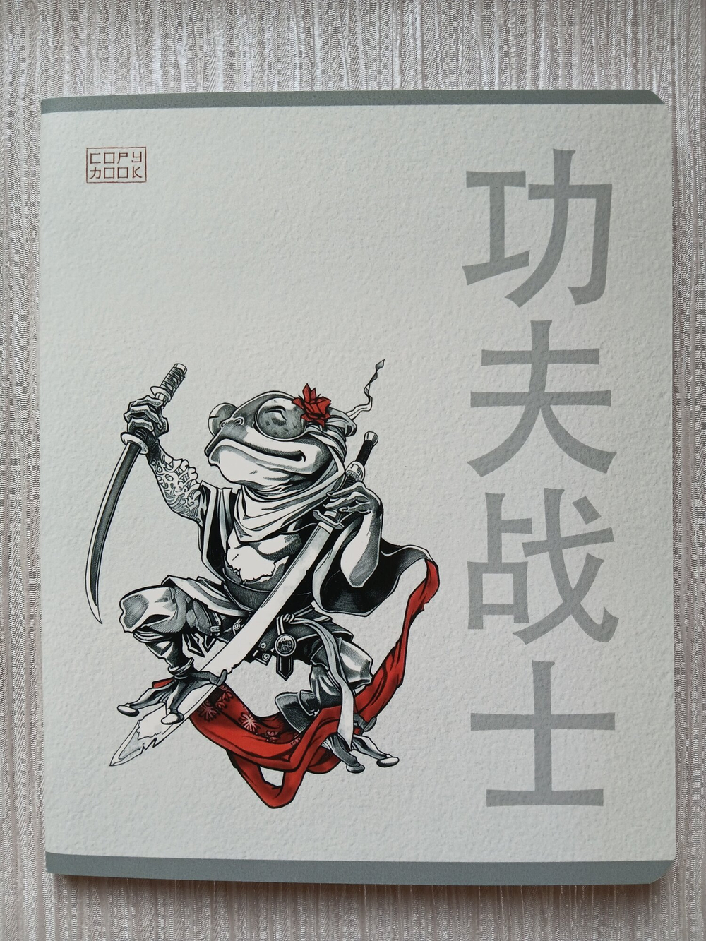 Тетрадь 48 листа А5+.  "Боец Кунг-Фу", общая, клетка. Формат А5+ (163*203 мм). Арт.120040. С полями. Комплект 5 шт.