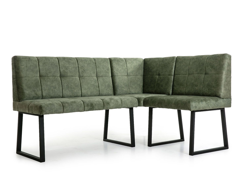 Модульный угловой диван Реал Мохито/Черный муар