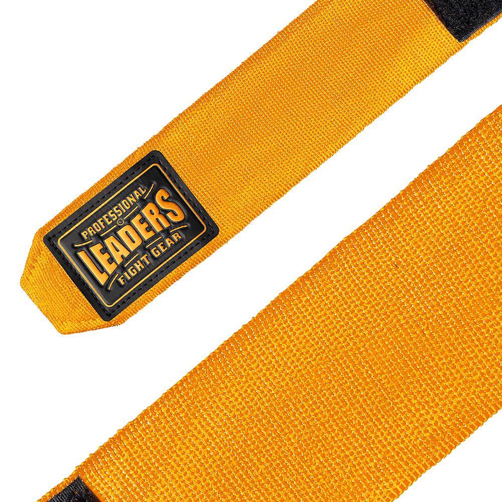 Бинты боксерские Leaders PRO оранжевые 4.5 м.