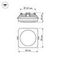Встраиваемый светодиодный светильник Arlight LTD-80x80SOL-5W Day White 4000K 017633(1)