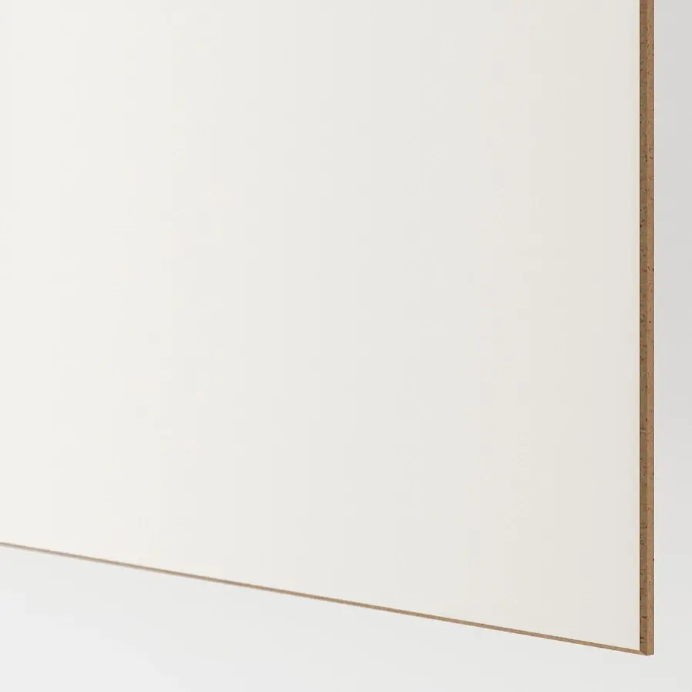 Пара раздвижных дверных рам - IKEA MEHAMN /МЕХАМН ИКЕА, 150х236 см, белый / бежевый