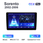 Teyes CC2 Plus 9"для Kia Sorento 2002-2006