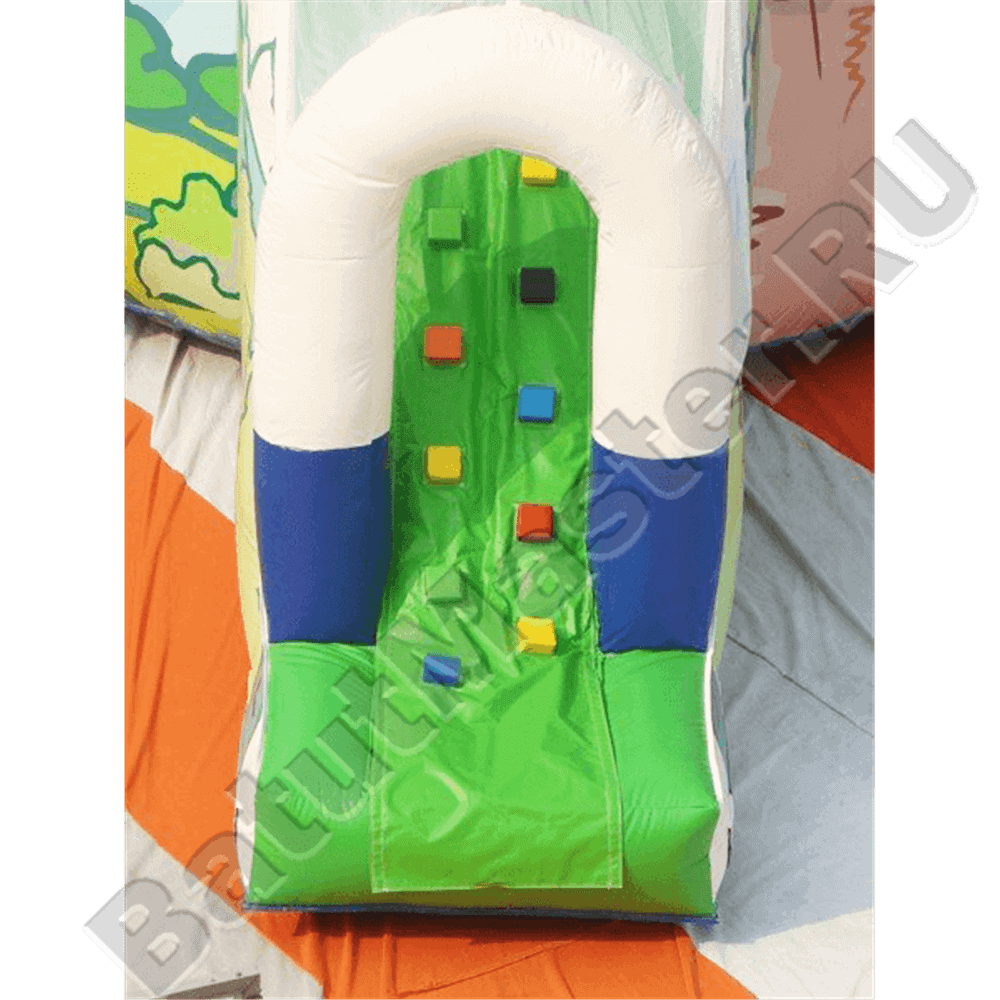 Коммерческий надувной батут «Ледяная гора», 12,5×11,5×9 м