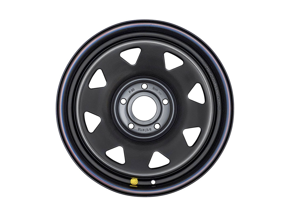 Диск усиленный JEEP стальной черный 5х127 8xR17 d71.6 ET+30 (треуг. мелкий)