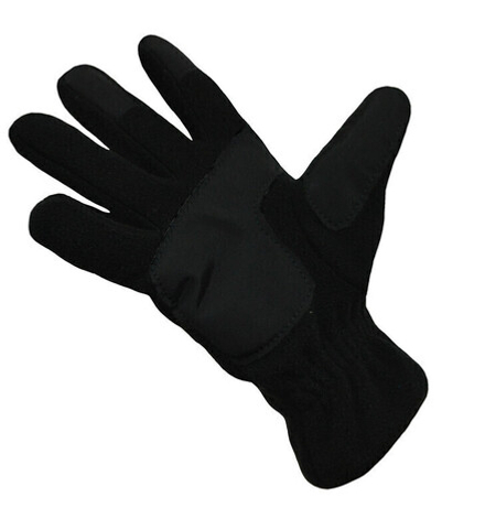 Флисовые перчатки с накладкой