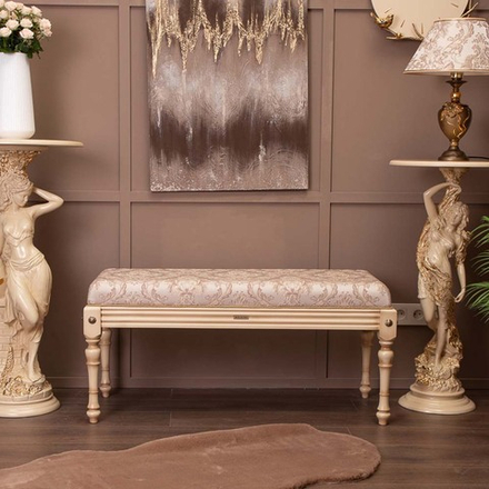 Банкетка Классика 2 Айвори Каледония Бисскоти