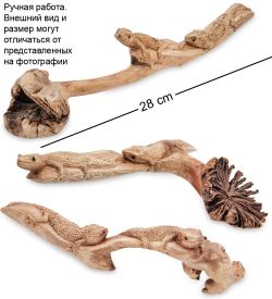 50-005 Статуэтка «Игуаны на дереве» сред.