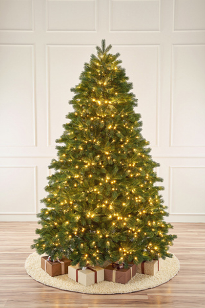 Ель искусственная с лампочками Императрица ELITE (лампочки - капля росы)