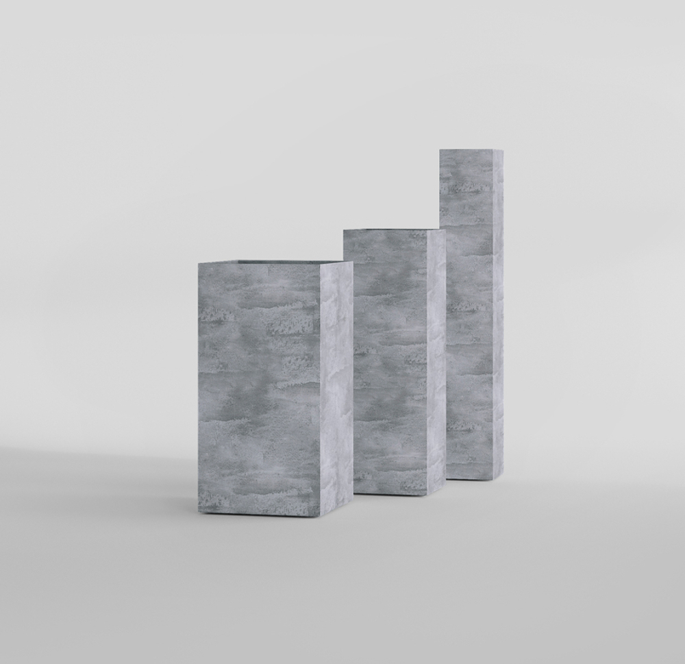 Кашпо, коллекция КОНКРИТ, форма КОЛОННА