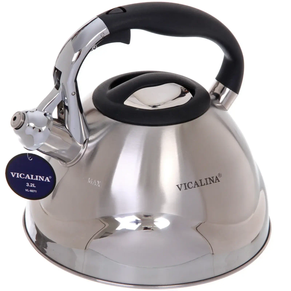 Чайник из нержавеющей стали 3,2л «Vicalina» VL-9271, глянцевый