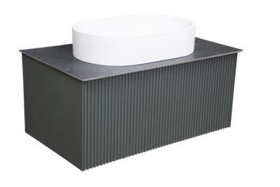 Тумба под раковину La Fenice Terra Grigio серая 80 FNC-01-TER-G-80