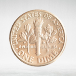 USA, 1 Dime, 1989 - Roosevelt Dime (D), AU