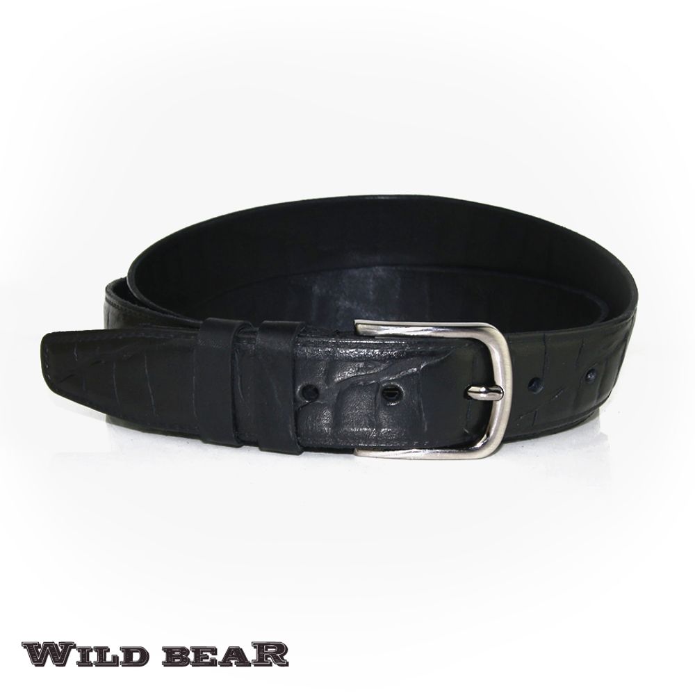 Ремень WILD BEAR RM-022m Black (125 см)