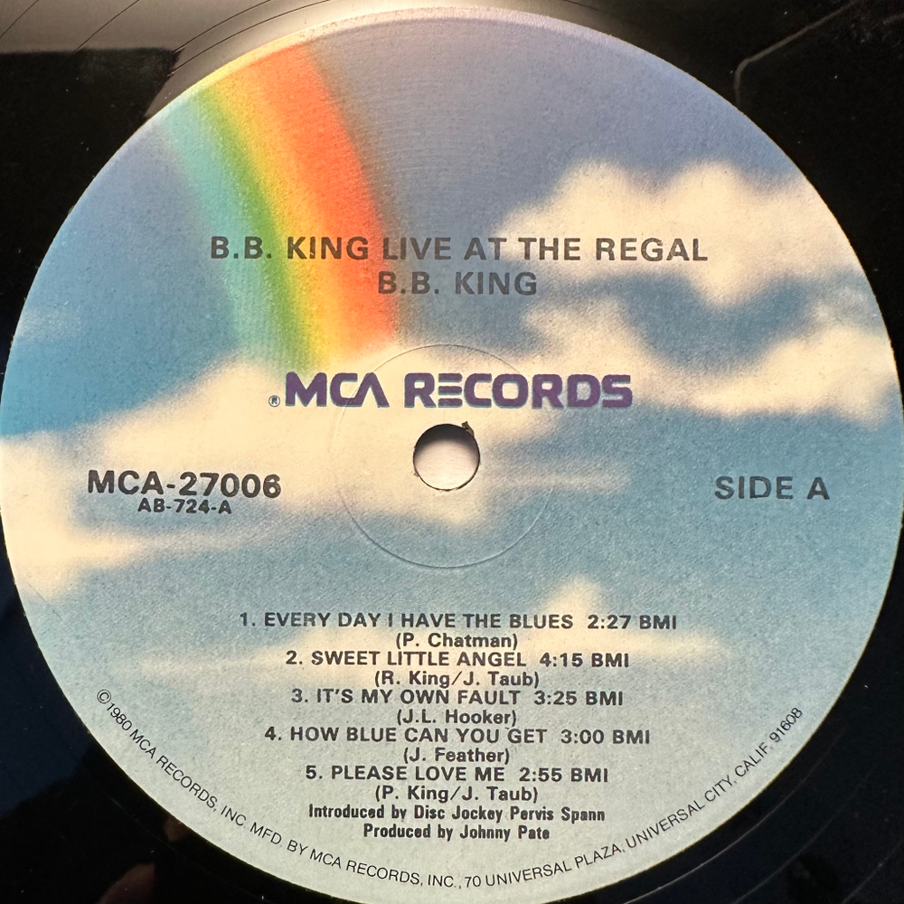B.B. King - Live At The Regal (США 1980г.)