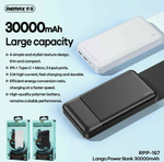 Внешний аккумулятор Remax RPP-167 30000mAh 2.1A 2USB Type-C