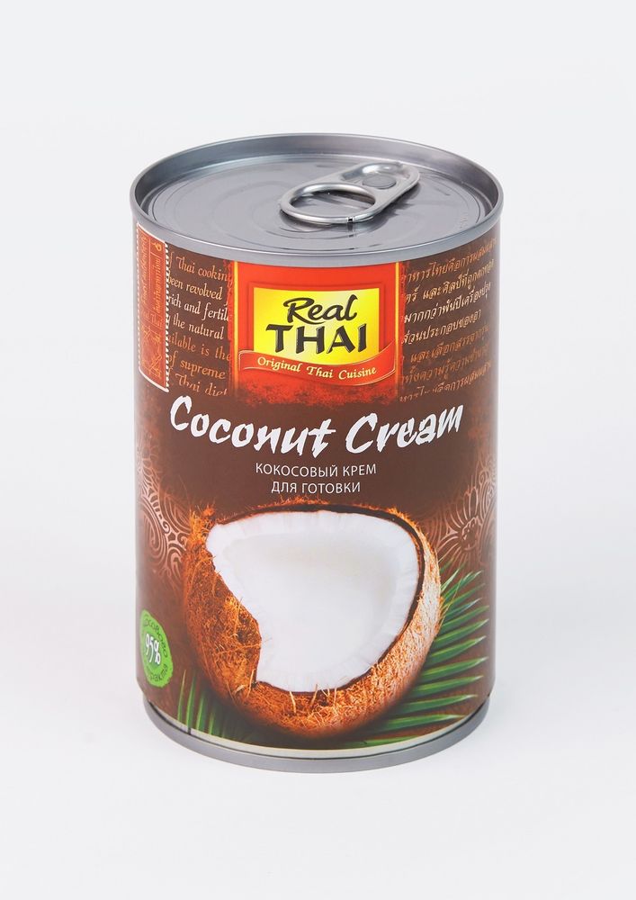 Кокосовые сливки Real Thai Coconut Cream ж/б 400 мл