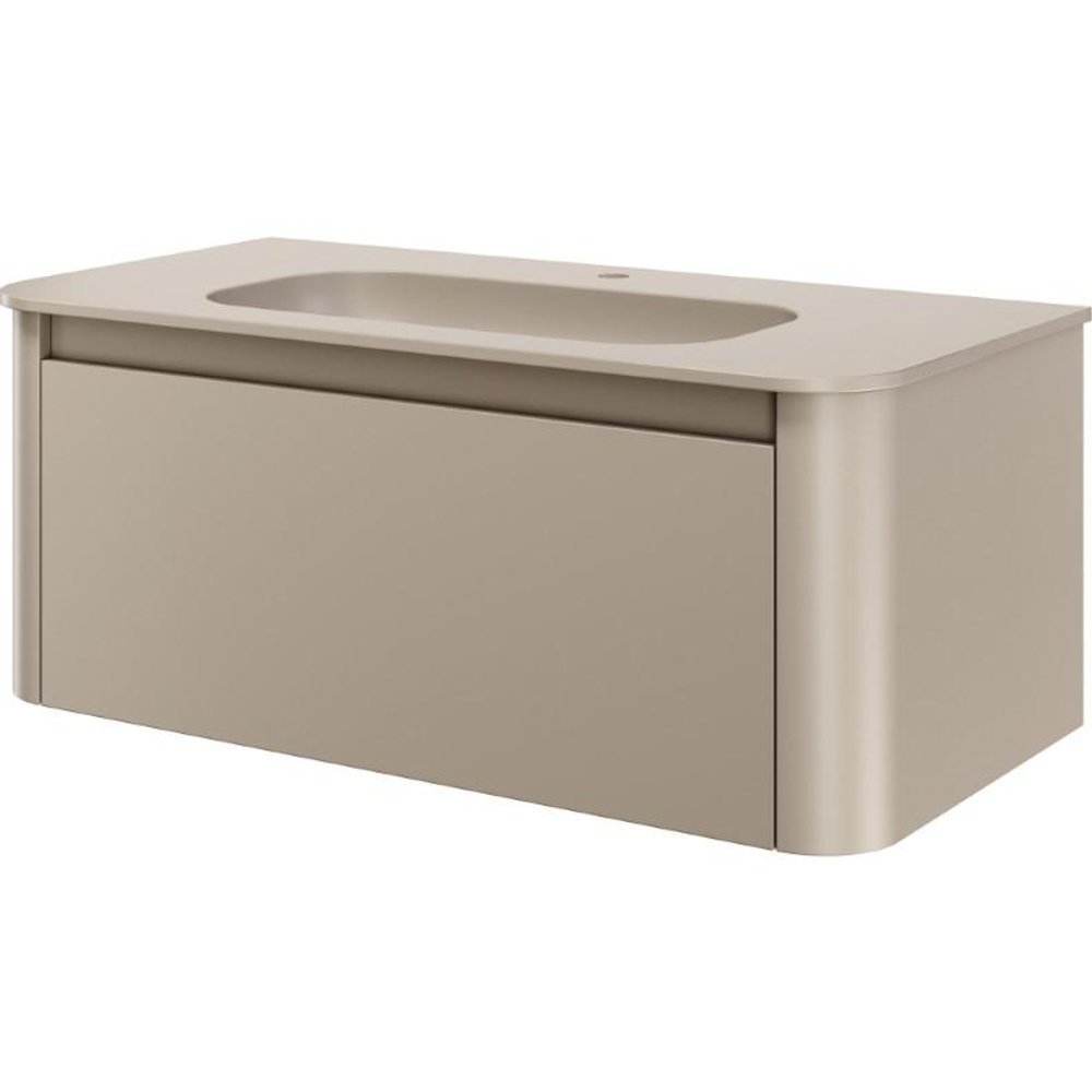 Тумба c раковиной VOI 786-100-D+782-100-D 100 см, на 1 отверстие, DAPHNE