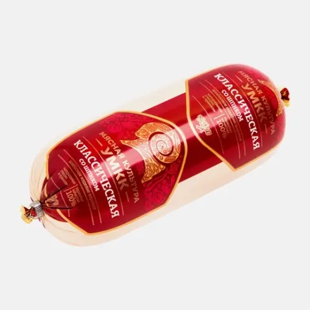 Колбаса УМКК классическая со шпиком вареная 400г