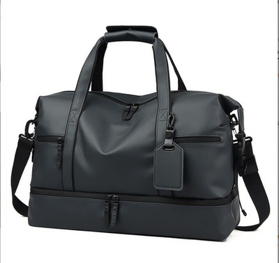 Сумка спортивная TS матовая серая