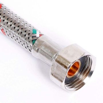 Гибкая подводка для воды Uni-Fitt ML10X1 х ВР 1/2", длина 800 мм, с длинным штуцером (503S2808)