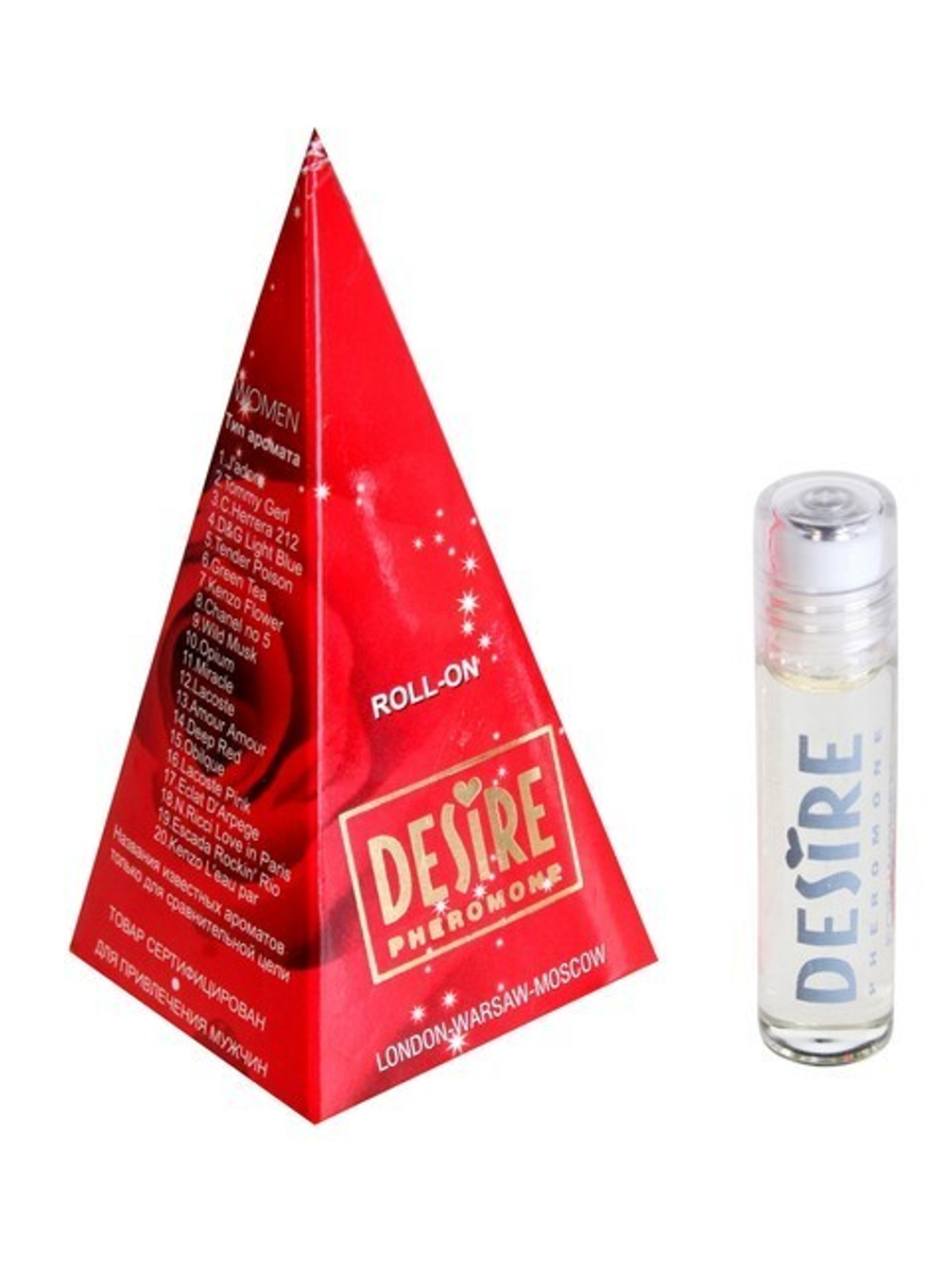 Духи женские "пирамидка" №5 Tender Poison , 5 мл (Цвет: прозрачный)