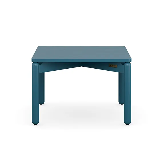 Столик кофейный Saga, 60х60 см, сине-зеленый