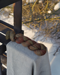 Носочный меринояк "Ореховый"